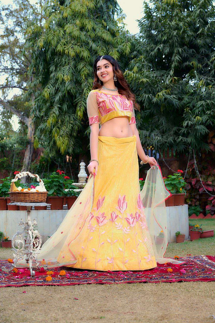 Women's Tussar Silk Patola Printed Lehenga Set with Dupatta ? Stitched with Can Can Flair - Image 17